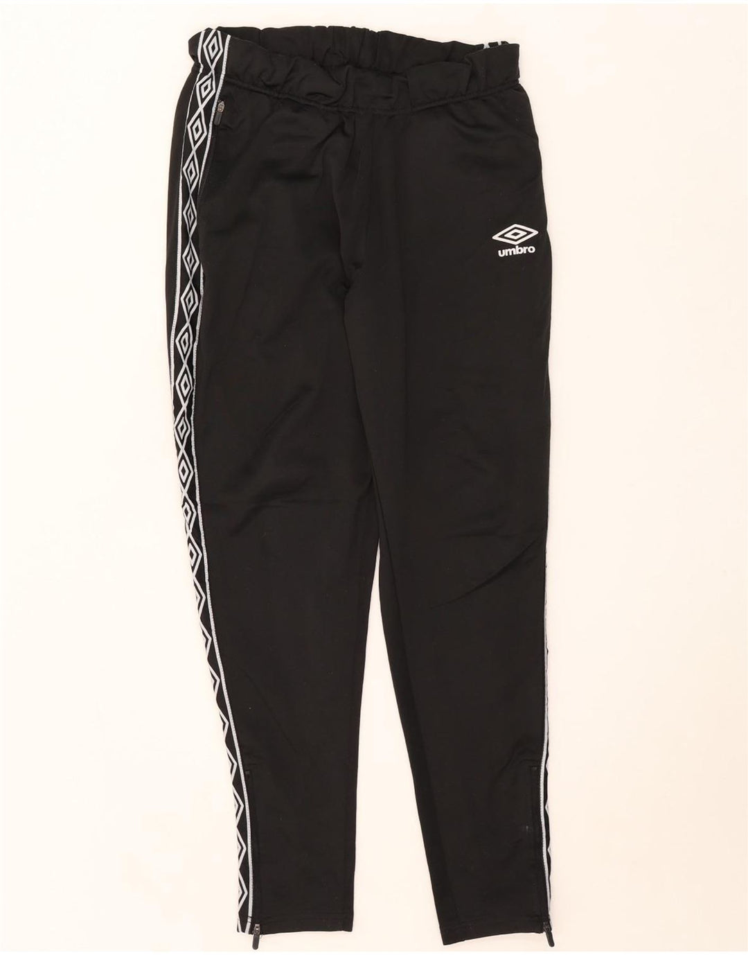 Pantaloni de trening grafic Umbro pentru bărbați, mari, negru, poliester