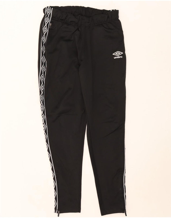 Pantaloni de trening grafic Umbro pentru bărbați, mari, negru, poliester