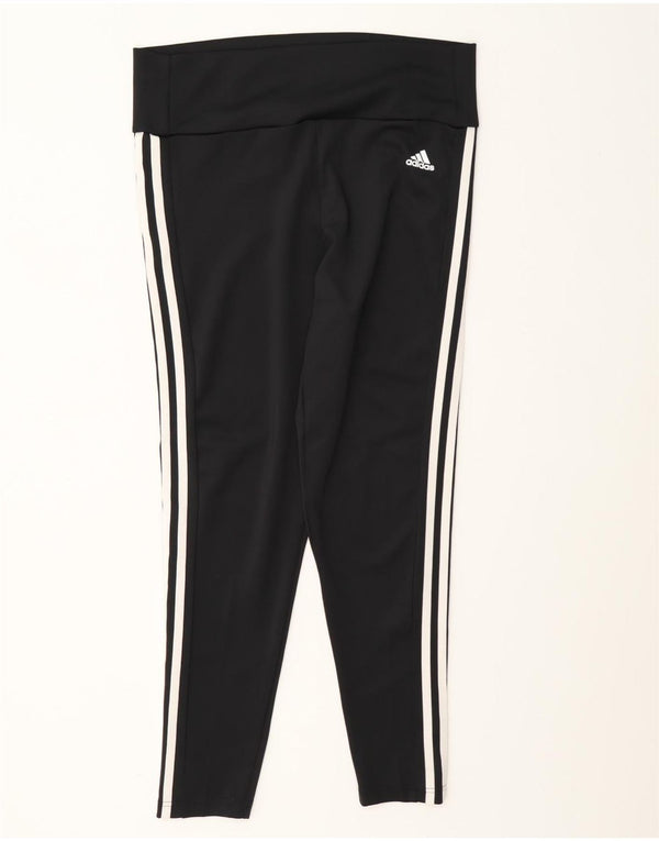 Leggings Aeroready pentru femei Adidas Marea Britanie 16/18 Poliester negru mare