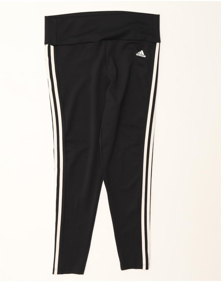 Leggings Aeroready pentru femei Adidas Marea Britanie 16/18 Poliester negru mare