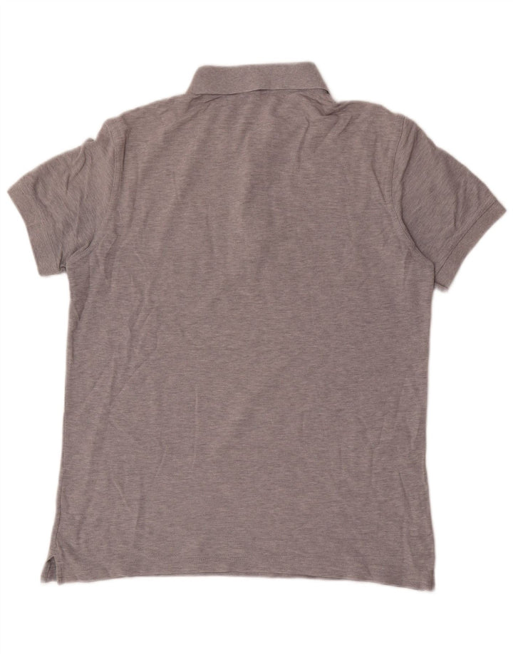 Tricou polo Benetton pentru bărbați, gri mediu