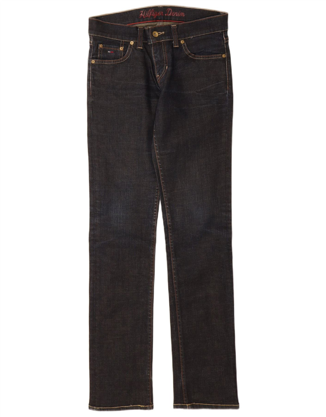 Blugi subțiri pentru femei TOMMY HILFIGER W26 L32 bleumarin