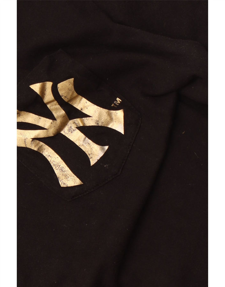 MAJESTIC Top cu tunică grafică New York Yankees pentru femei UK 16 Large Black