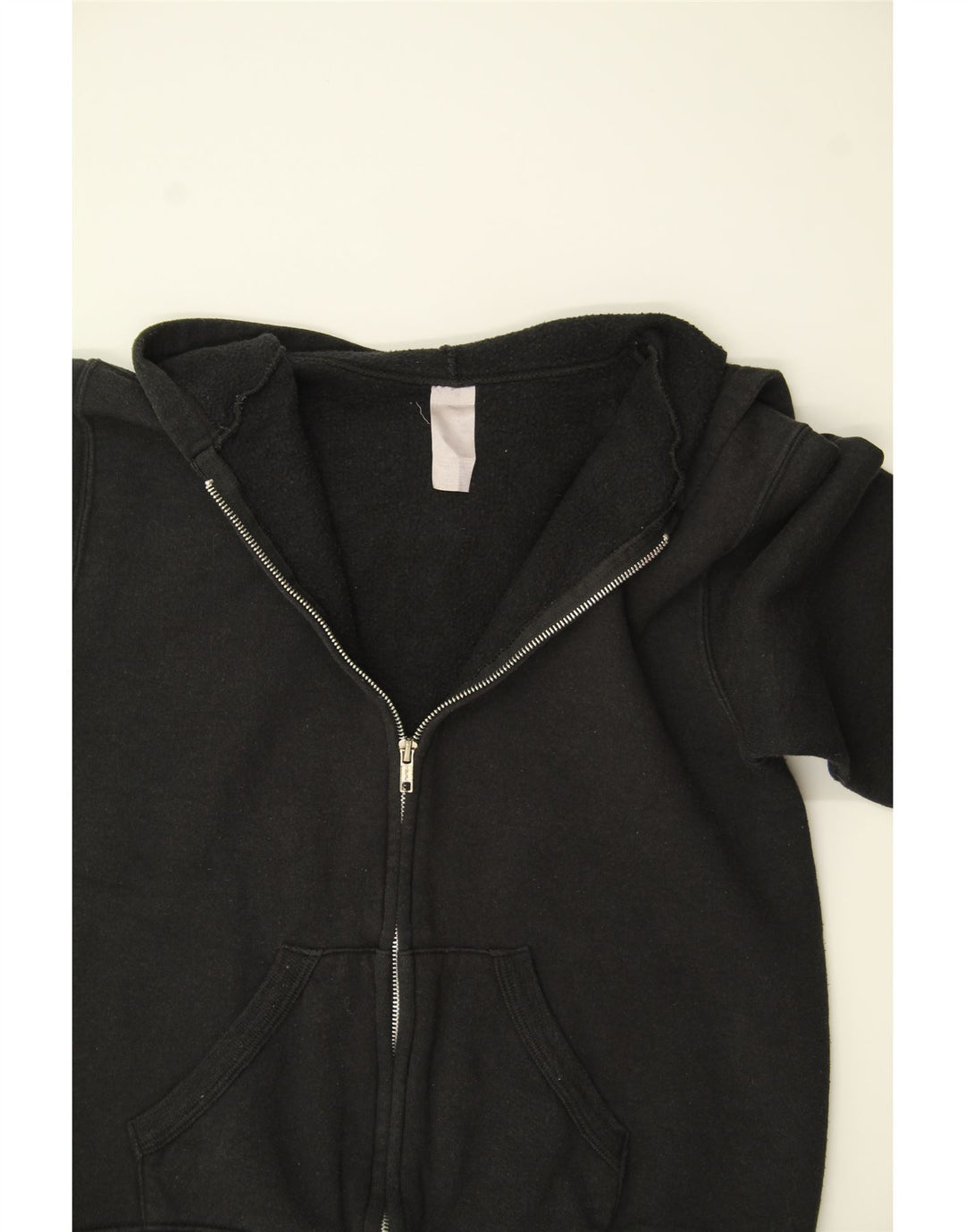 RUSSELL ATHLETIC Womens Zip Hoodie Sweater UK 14 Medium Black Vintage Russell Athletic and Second-Hand Russell Athletic from Messina Hembry 