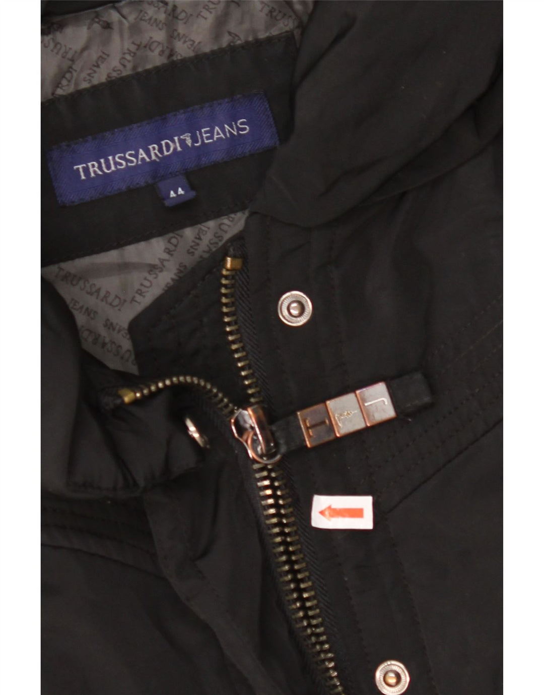 TRUSSARDI JEANS Jachetă de vânt pentru femei IT 44 Poliester mediu negru