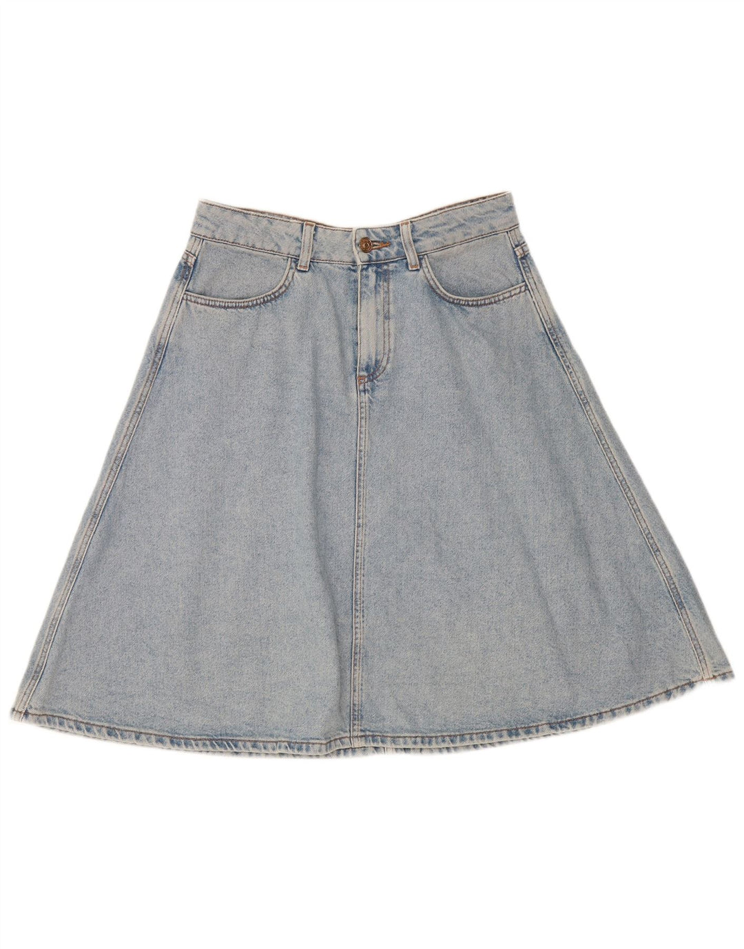 Fusta de blugi pentru femei Zara Medium W28 Albastru