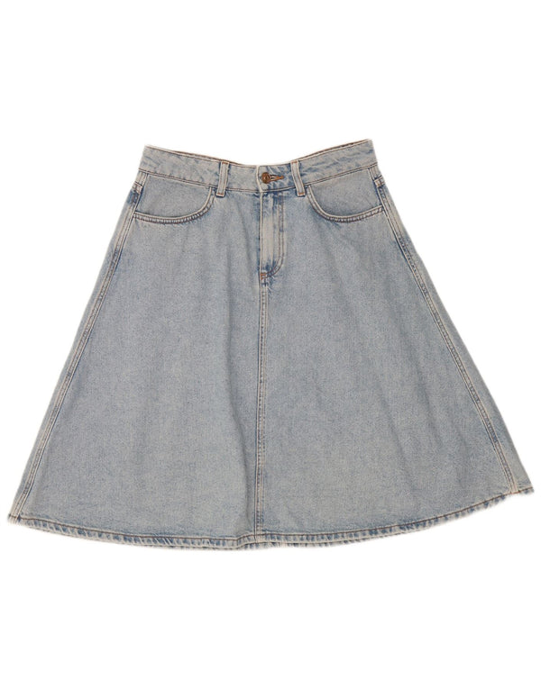 Fusta de blugi pentru femei Zara Medium W28 Albastru