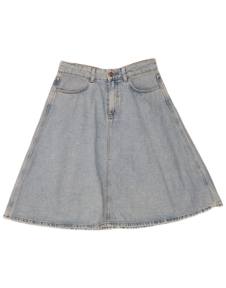 Fusta de blugi pentru femei Zara Medium W28 Albastru