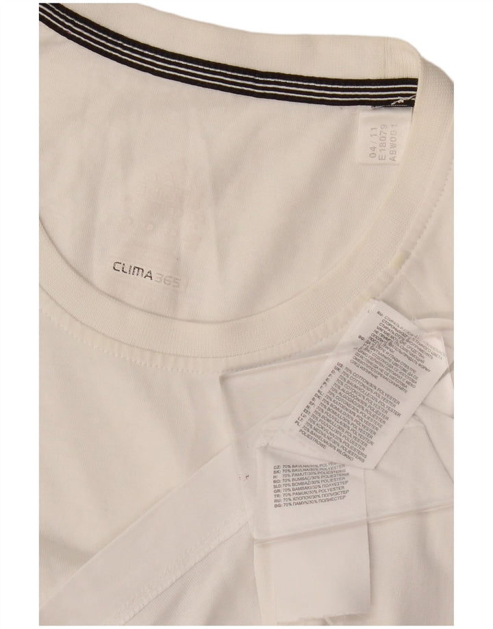 Tricou Adidas Clima 365 pentru bărbați Top Medium White Bumbac