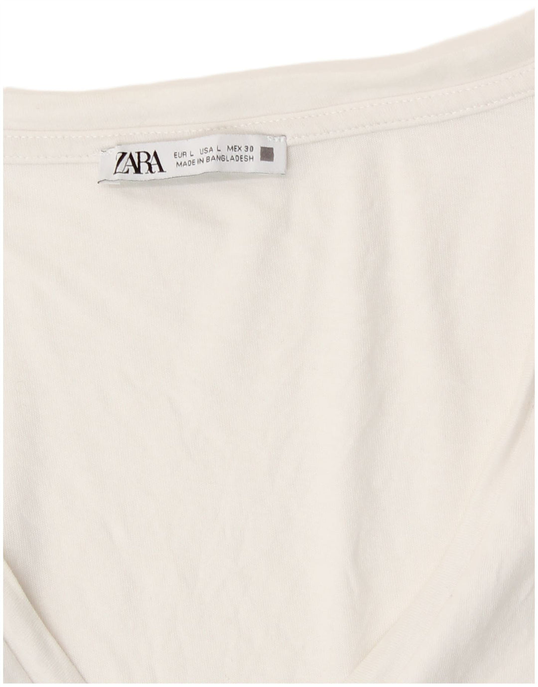 Tricou pentru femei Zara UK 16 Large White
