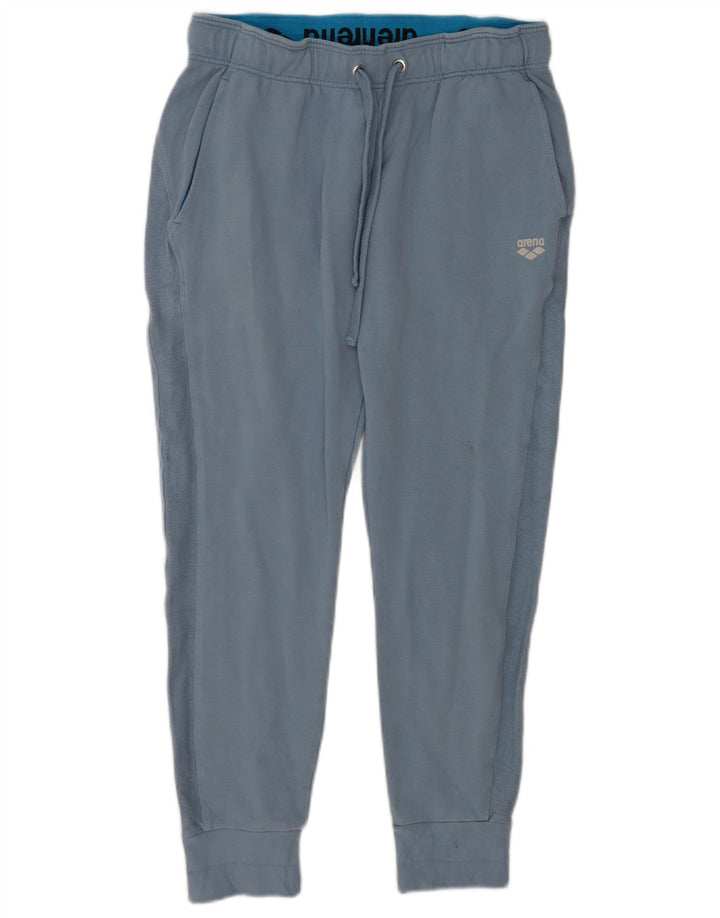 Pantaloni de trening pentru bărbați Arena Joggeri mari, albastru, bumbac