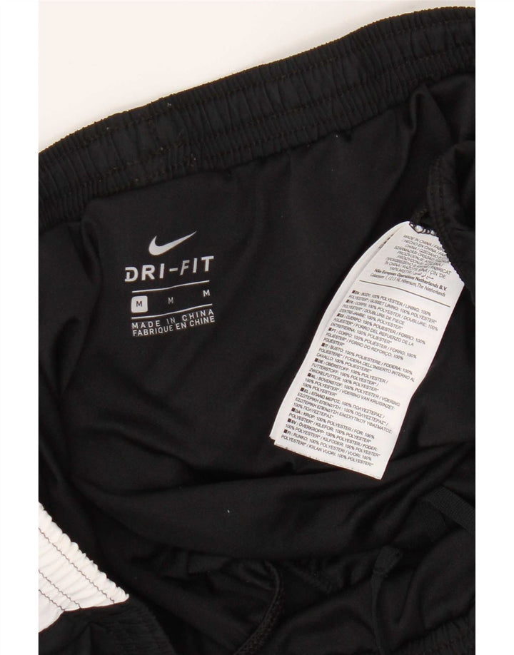 Pantaloni scurți sport Nike Dri Fit pentru femei UK 14 Medium Black Colorblock Poliester