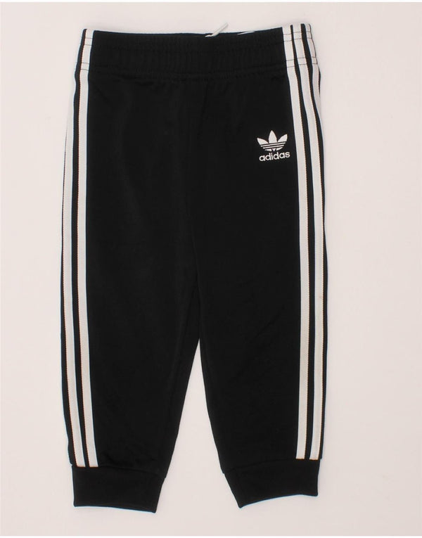 ADIDAS Baby Boys Joggers Tracksuit Trousers 18-24 Months  Black Polyester