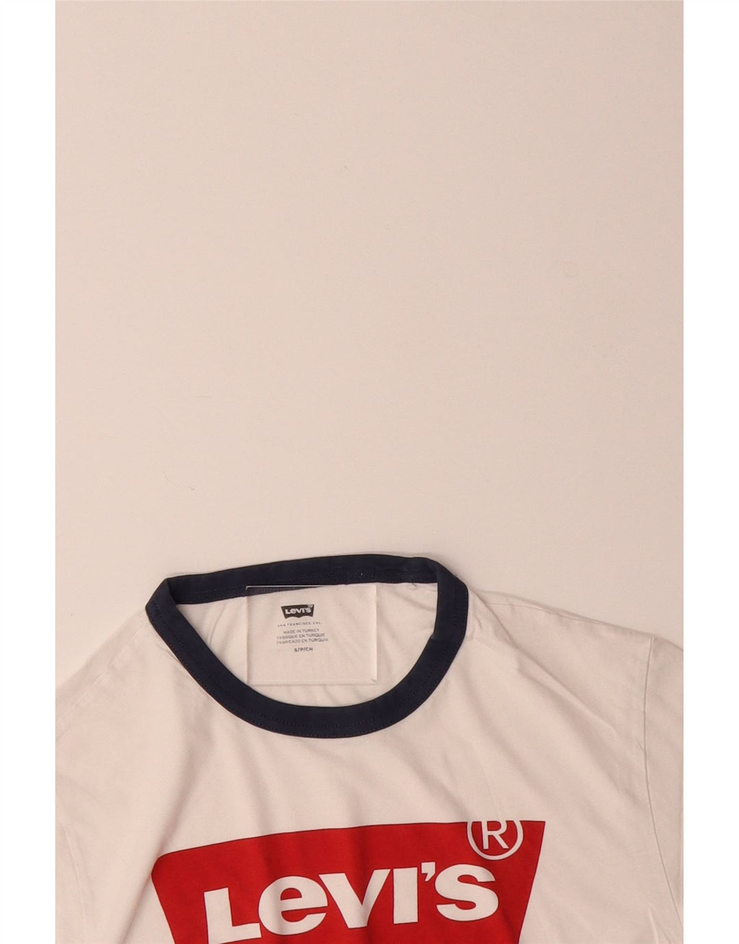 LEVI'S Mens Graphic T-Shirt Top Small White