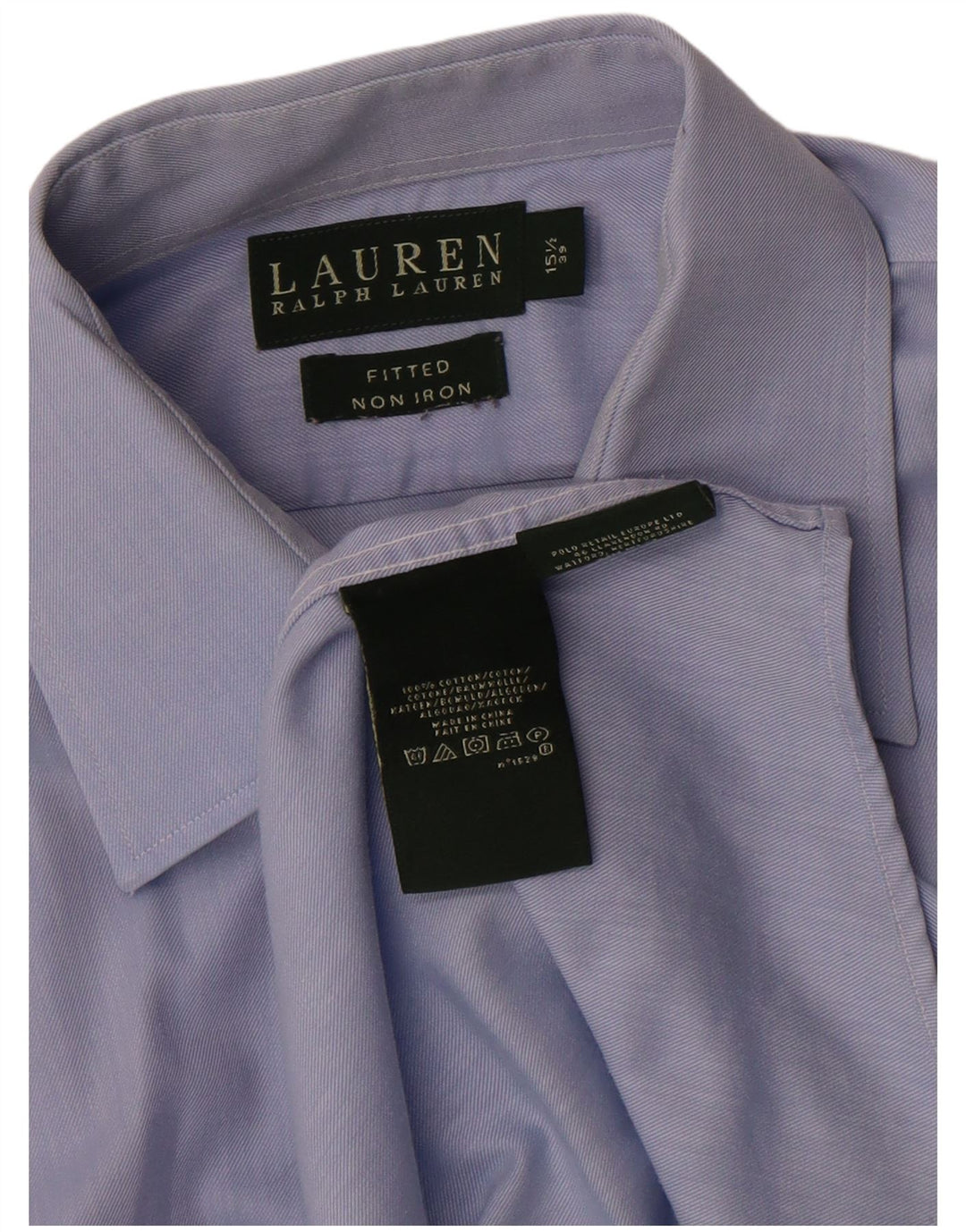 Cămașă pentru bărbați Ralph Lauren Mărimea 15 1/2 39 Bumbac albastru mediu