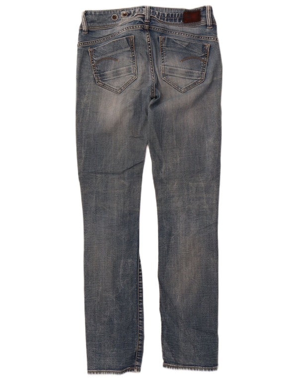 Blugi skinny distressed pentru femei G-Star W30 L31 albastru