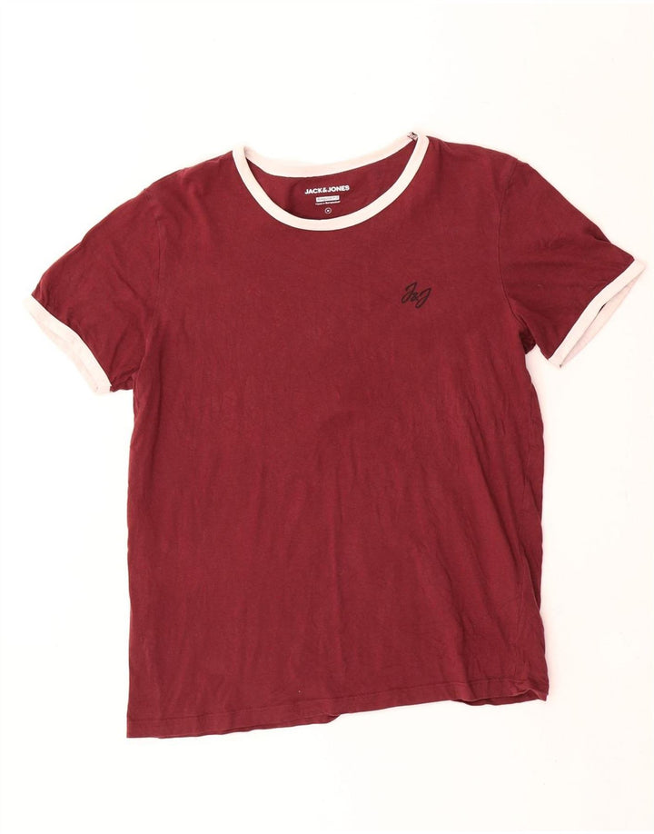 Tricou Jack & Jones pentru bărbați cu croiala normală Top, bumbac maro mediu