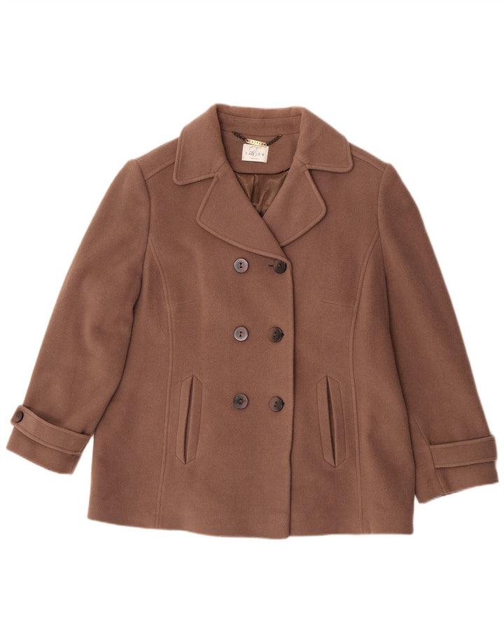 Palton Eastex pentru femei UK 18 XL Lână maro