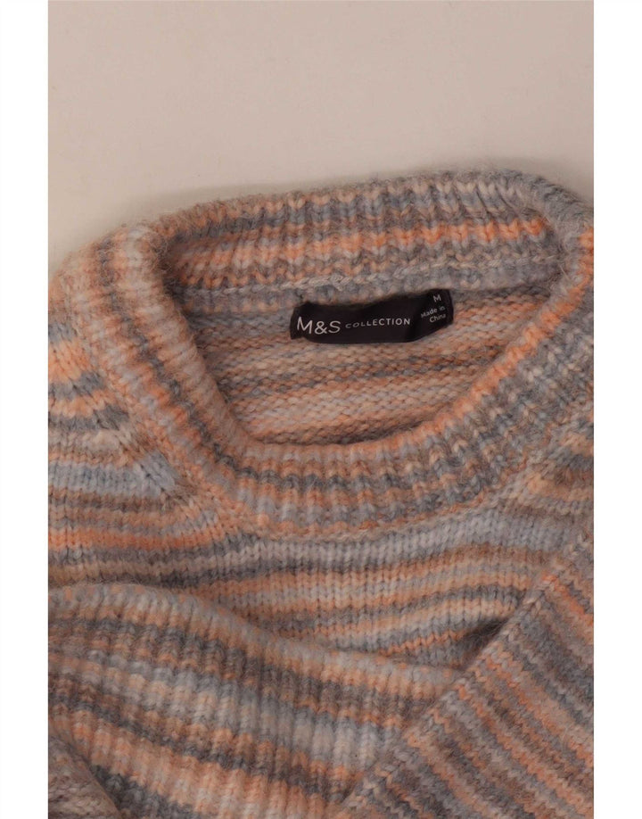 Pulover pentru femei Marks & Spencer cu decolteu cu barca UK 14 Medium Multicolor