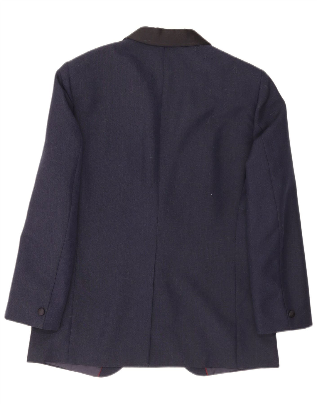 Jachetă pentru bărbați Kruunu, cu 1 nasture, UK 36, lână color block, albastru marin mic