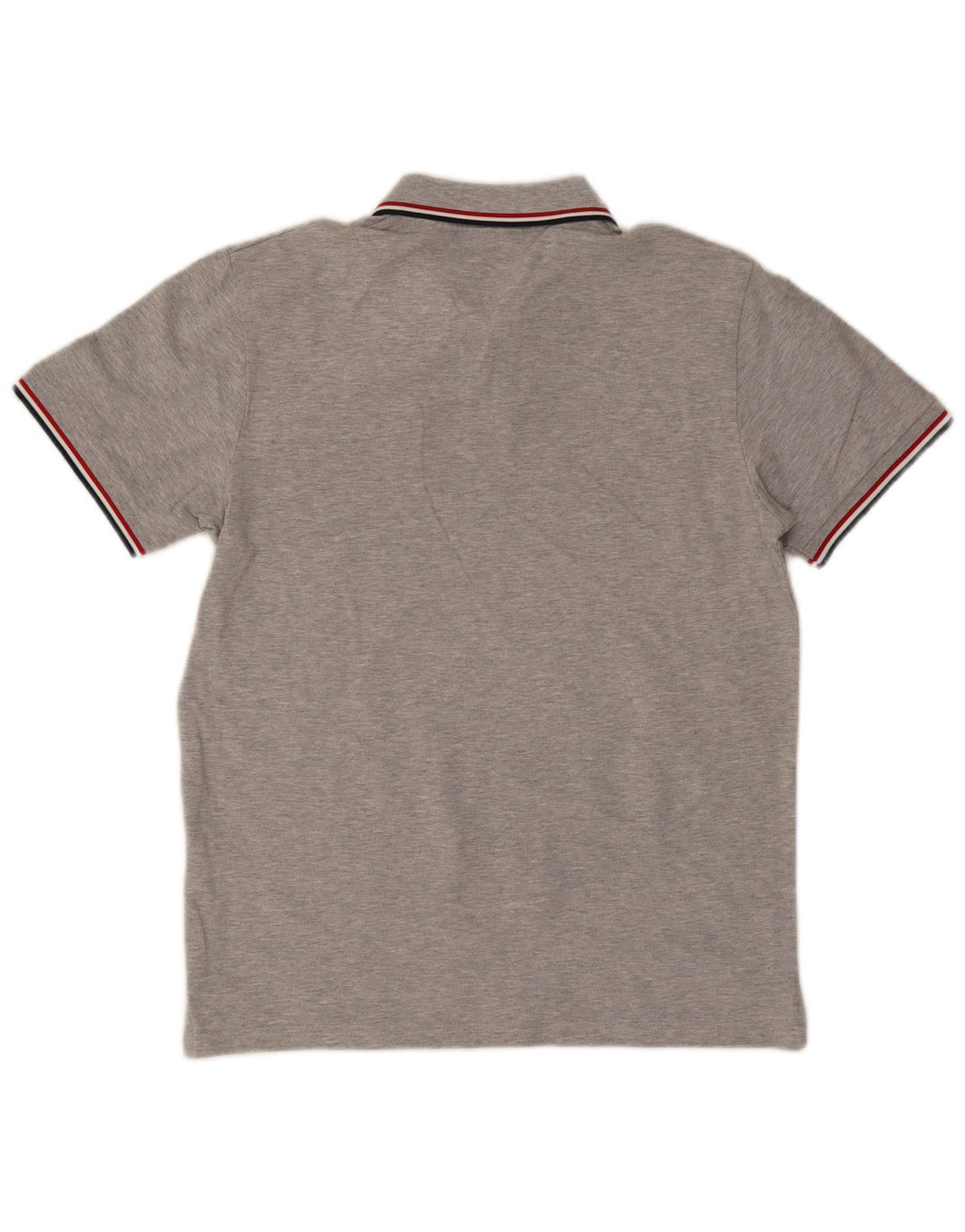 Tricou polo pentru bărbați Gant, bumbac cu dungi gri mediu