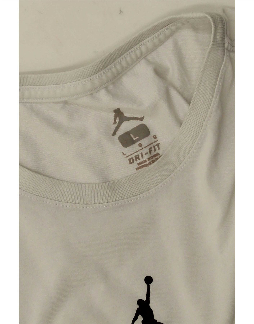 Tricou Jordan Dri Fit pentru bărbați Top mare alb