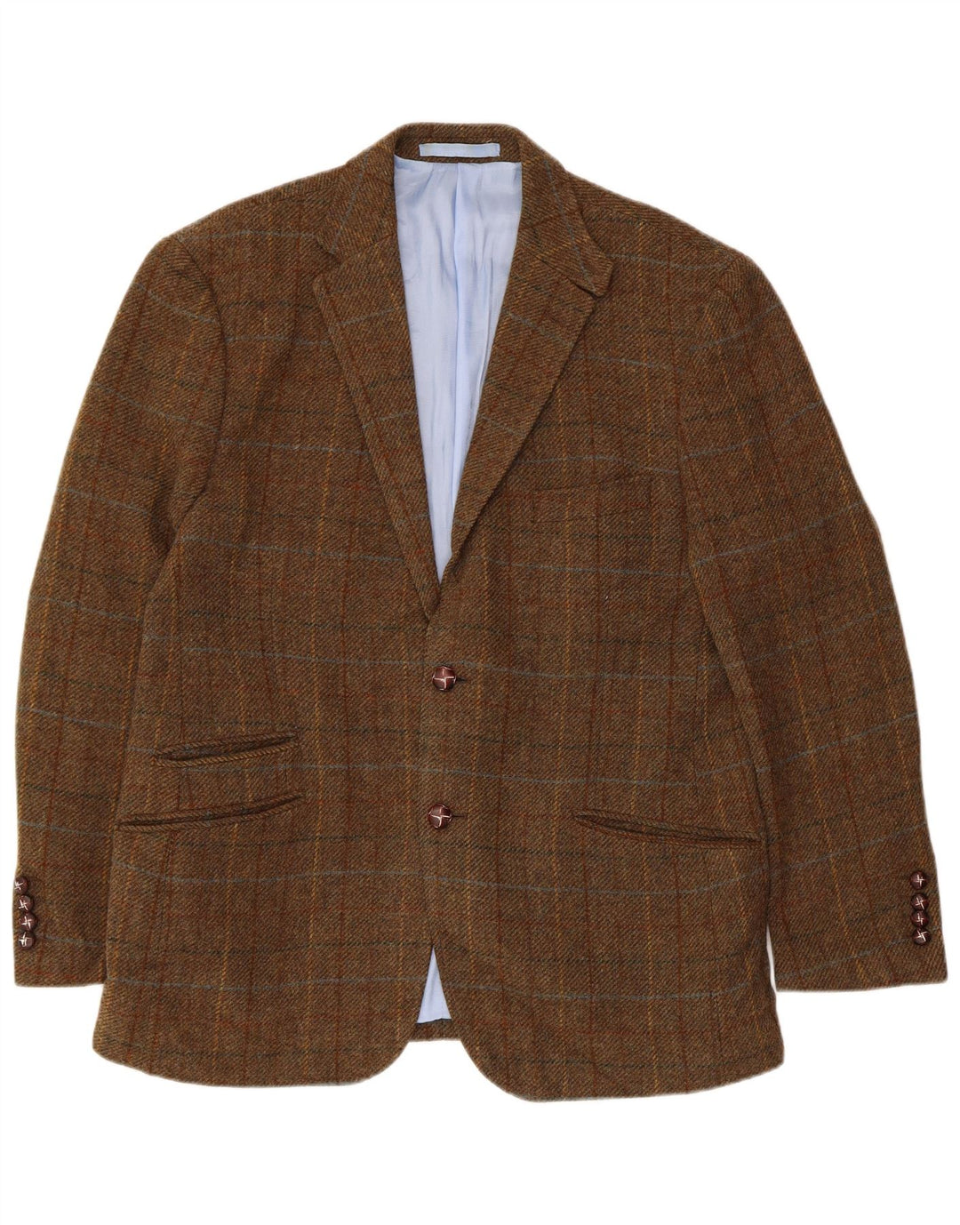 Marks & Spencer jachetă pentru bărbați cu 2 nasturi, UK 42 XL, maro, check