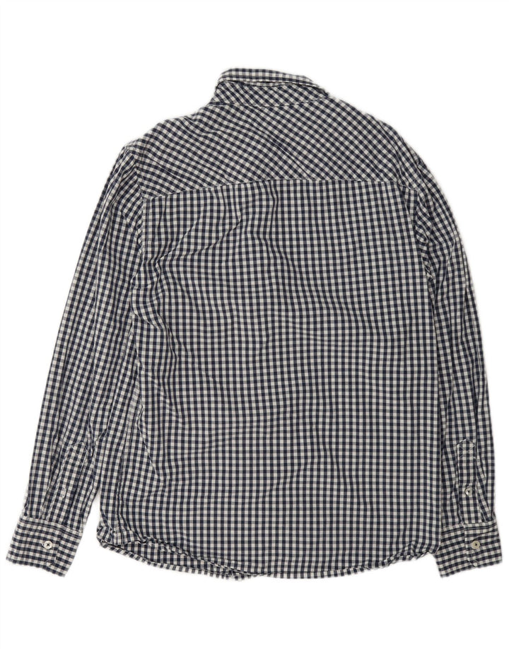 Cămașă pentru bărbați Mustang Slim Fit Bumbac Vichy, albastru bleumarin mediu