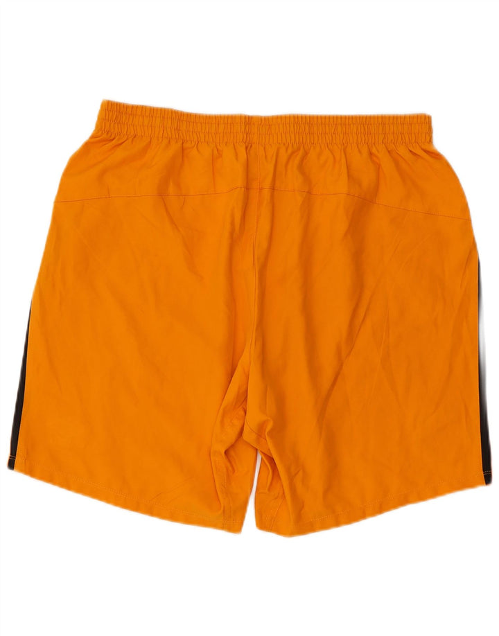 Pantaloni scurți sport grafic Umbro pentru bărbați, XL, portocaliu, poliester