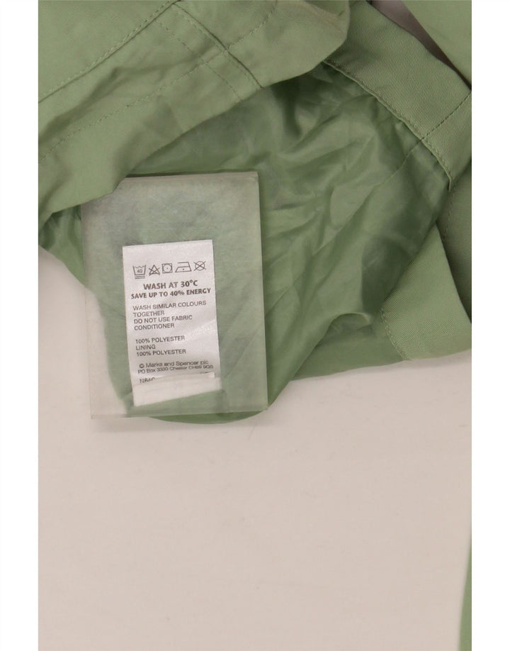 Jachetă cu glugă pentru femei Marks & Spencer UK 14 Poliester verde mare