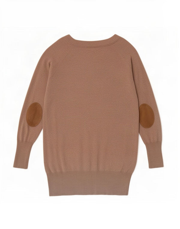Pulover cardigan pentru femei Zara UK 14 mare, bej, bumbac