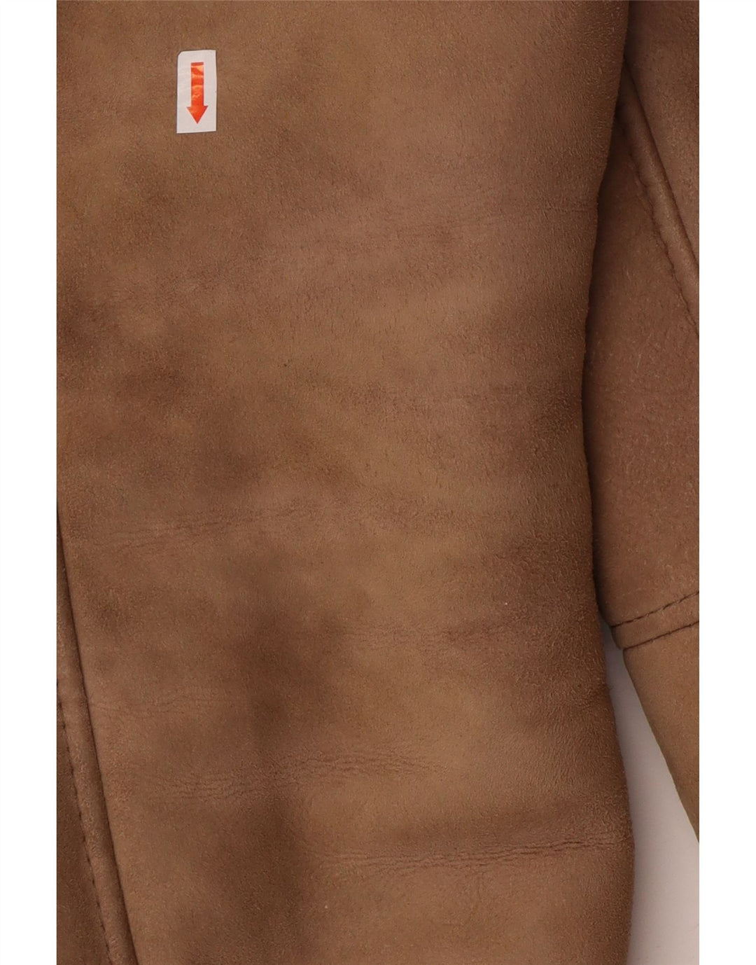 Jachetă din shearling pentru bărbați VINTAGE IT 50 mare, maro, din shearling