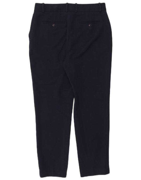Pantaloni chino subțiri Reiss pentru femei UK 12 Medium L32 L27 Bleumarin Poliester