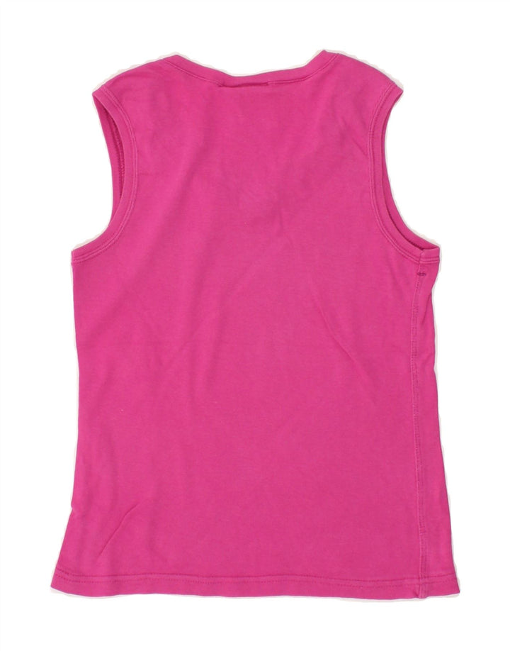 CHAMPION Girls Heritage Classics Graphic Vest Top 9-10 Years Medium Pink | Vintage Champion | Thrift | Second-Hand Champion | Used Clothing | Messina Hembry 