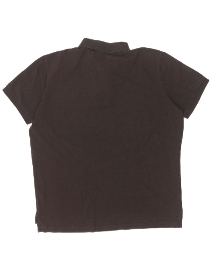 U.S. Polo Assn. Cămașă bărbătească mare, neagră, bumbac