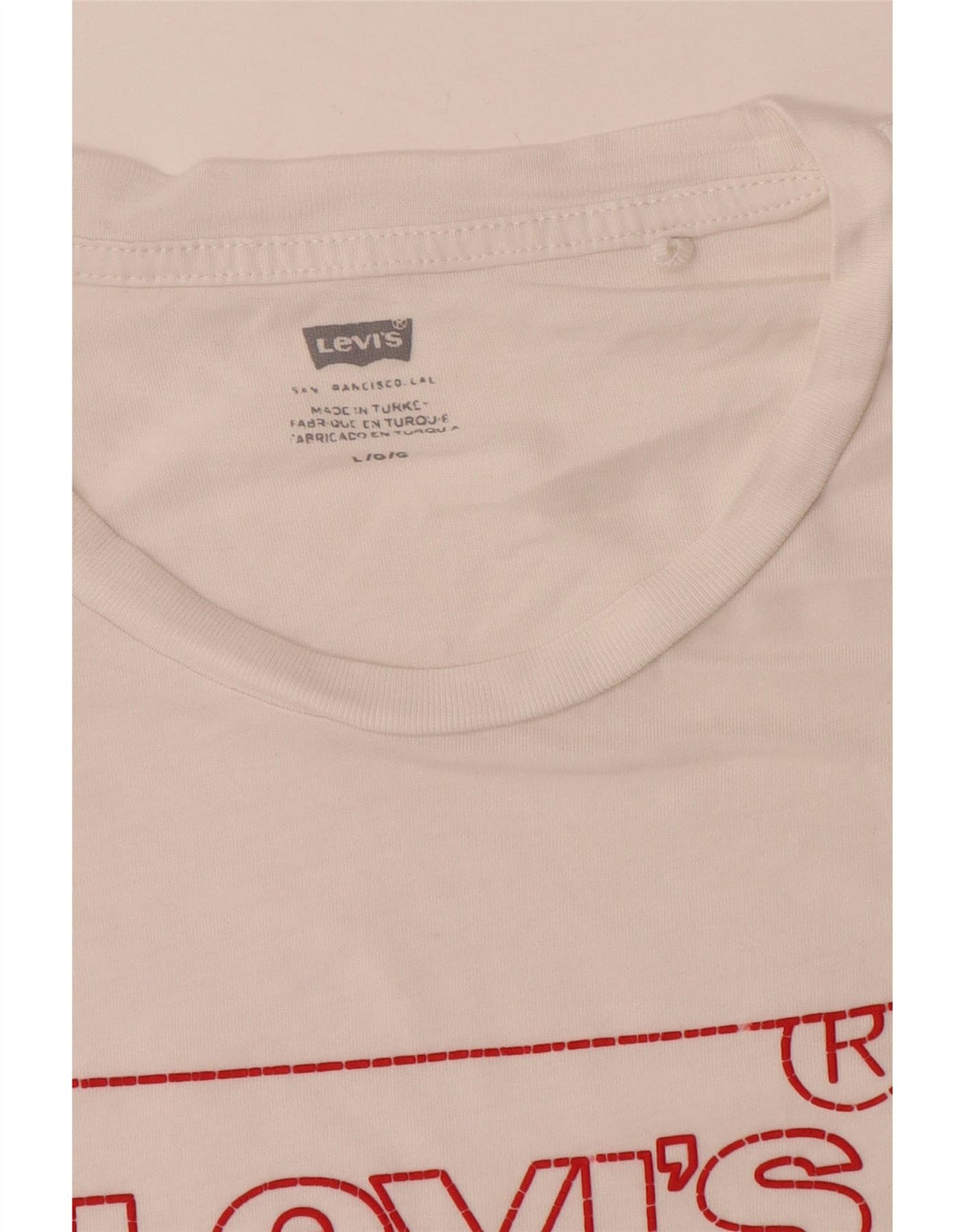 Tricou grafic Levi's pentru femei Top UK 16 Large White