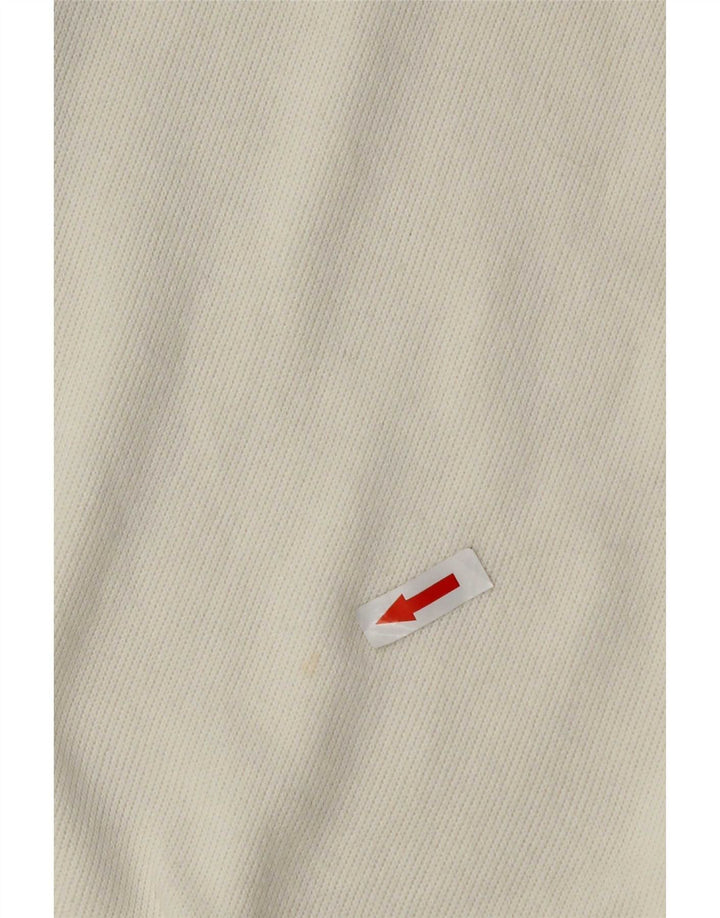 Top cu gât rulat Zara pentru femei cu mânecă lungă UK 14 Medium Off White