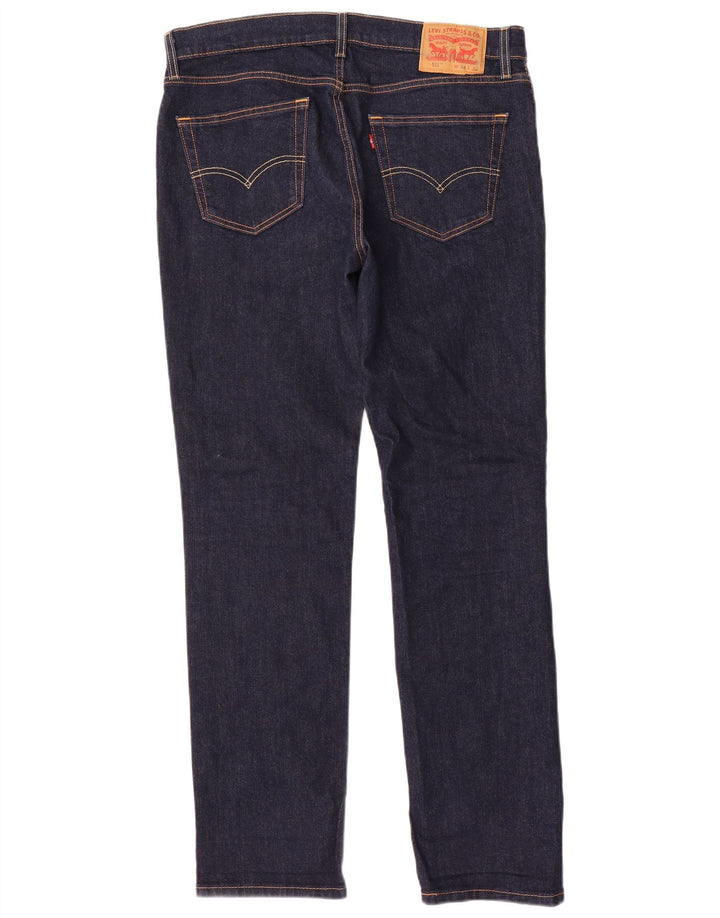 Blugi pentru bărbați Levi's 511 Slim W34 L32 Bumbac bleumarin