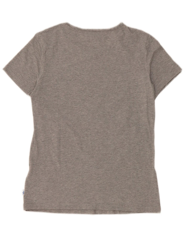 Tricou grafic Adidas pentru femei Top UK 14 Medium Gri Pete Bumbac