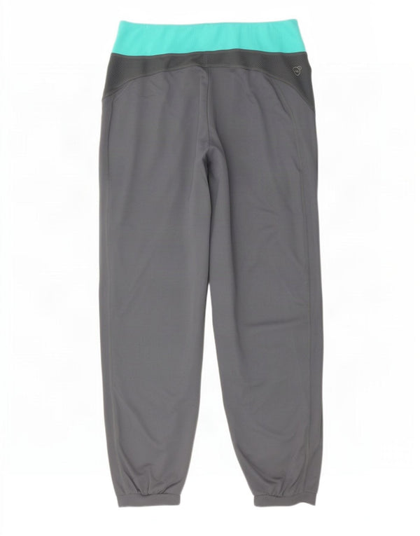 Pantaloni de trening Puma pentru femei Joggeri UK 12 Medium Gri Colorblock
