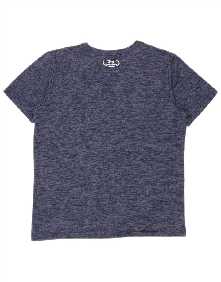 UNDER ARMOUR Băieți Heat Gear Tricou grafic Top 13-14 ani XL Bleumarin