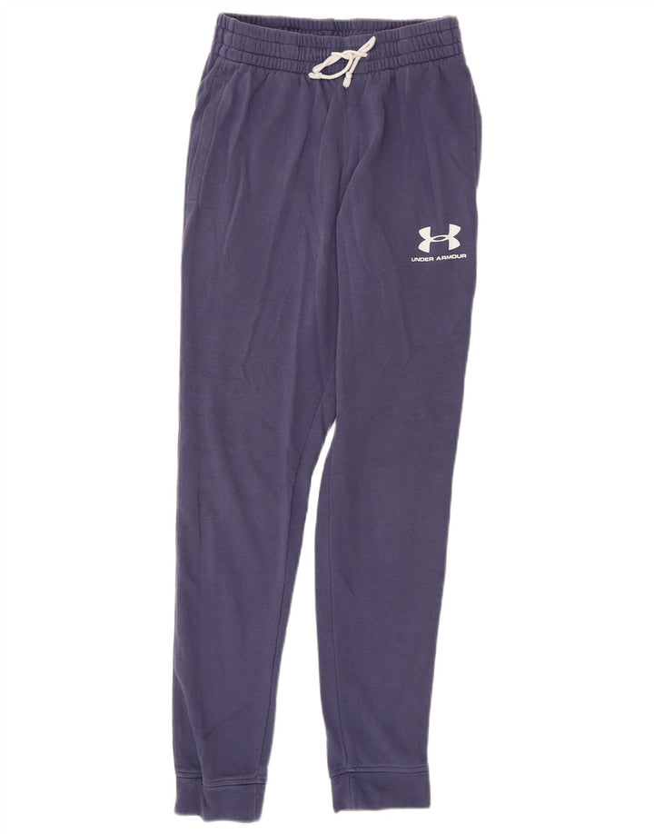Pantaloni de trening grafic pentru bărbați Under Armour Joggeri mici violet