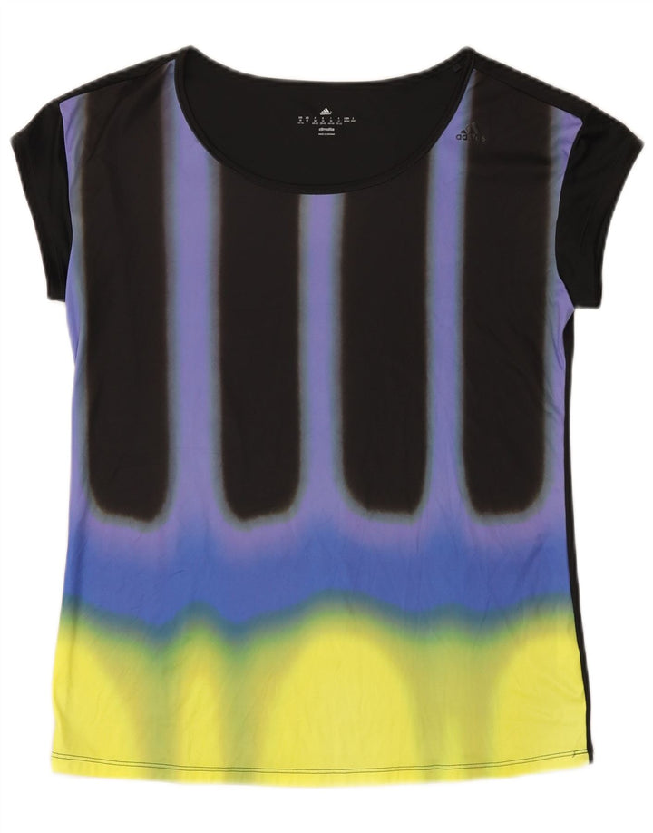 Tricou Adidas Climalite pentru femei, Marea Britanie 12/14 Medium Multicolor