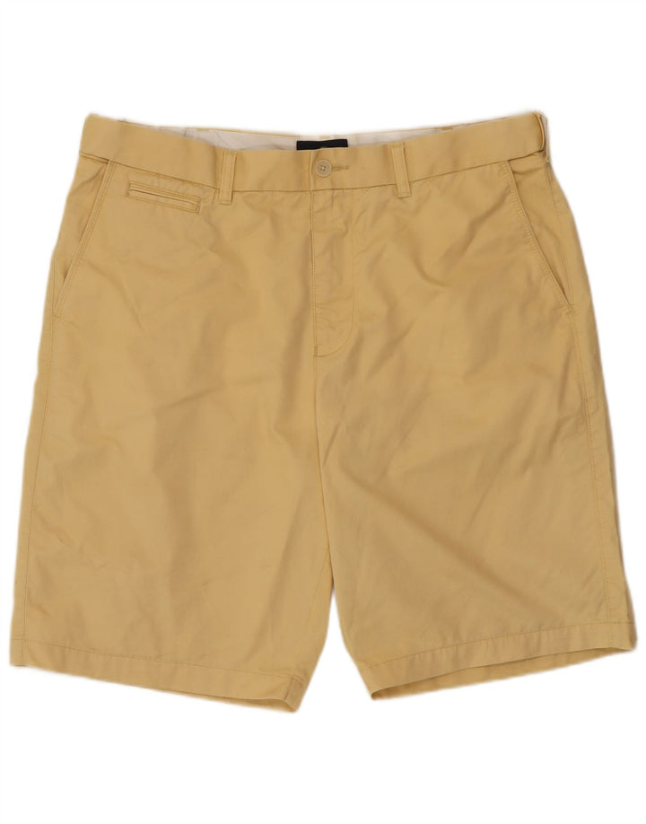 Pantaloni scurți chino pentru bărbați Marks & Spencer W36, bumbac galben mare