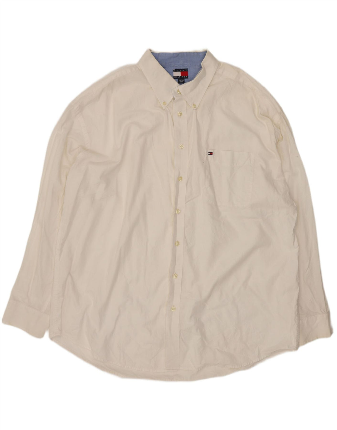 Cămașă pentru bărbați Tommy Hilfiger 2XL, bumbac alb