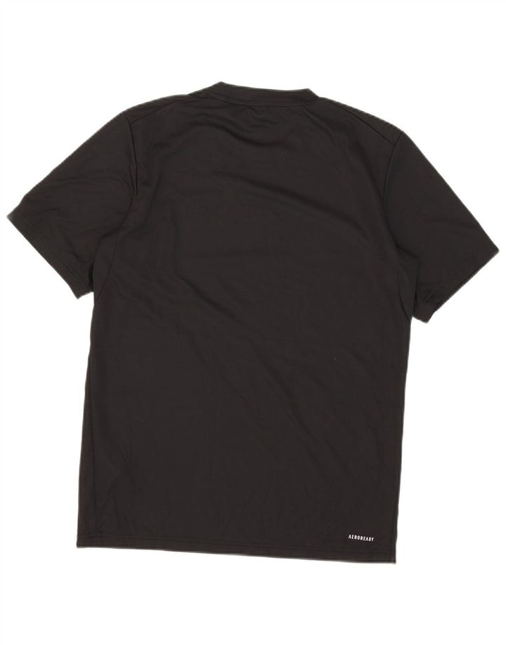 Tricou pentru bărbați Adidas Aeroready Top mic poliester negru