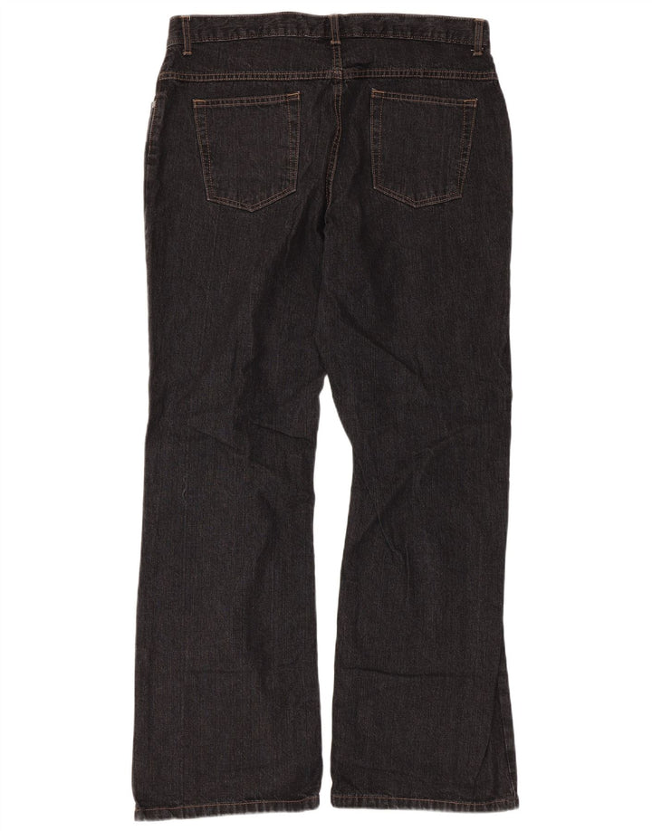 Blugi Bootcut pentru femei Marks & Spencer UK 16 Large W34 L30 Bumbac negru