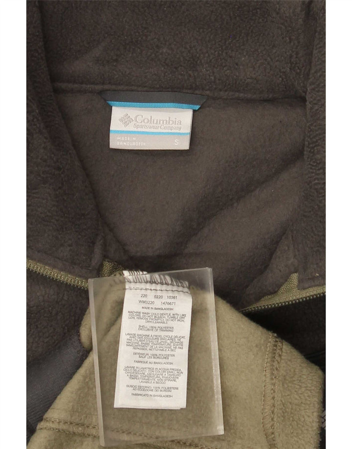 Jachetă fleece pentru bărbați Columbia UK 10, verde, poliester color bloc