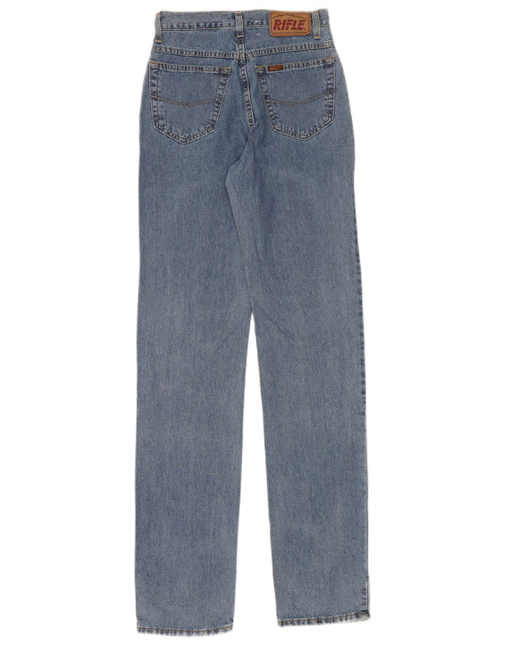 Blugi drepti pentru femei Rifle W28 L34 Bumbac albastru