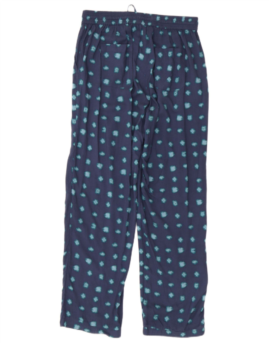 Pantaloni Fat Face pentru femei cu model abstract UK 10 Small W30 L27 Blue